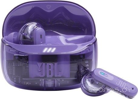 Наушники JBL Tune Beam 2 Ghost Edition (фиолетовый), фото 1