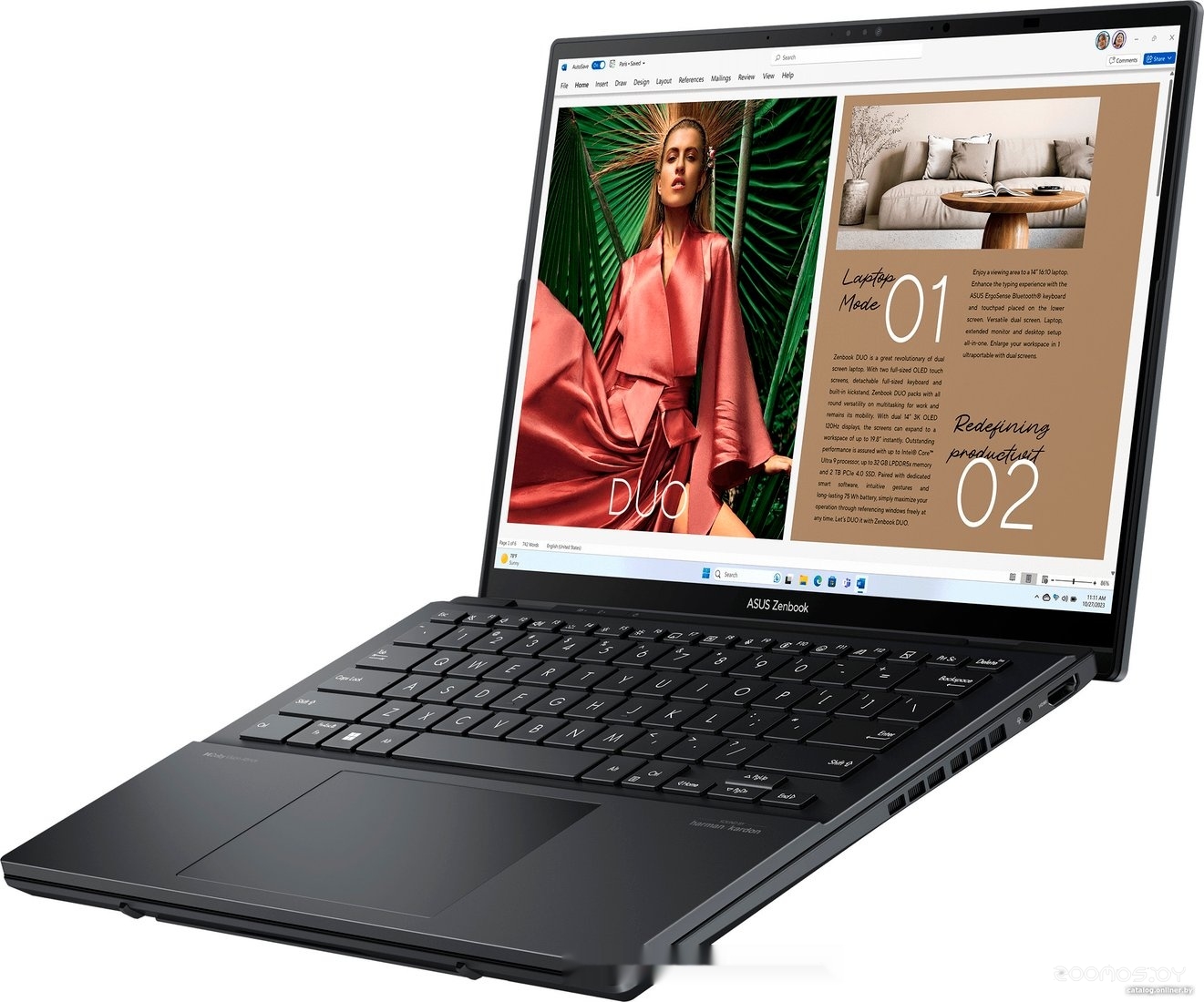 Рабочая станция Asus Zenbook 14 Duo OLED UX8406CA-PZ234W, фото 5