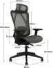 Офисное кресло byRoom Office Flame Black (черный)