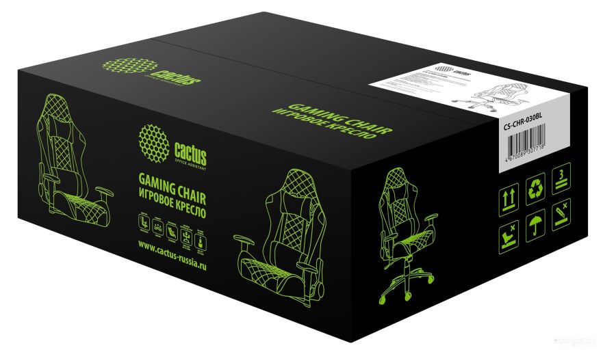 Кресло Cactus CS-CHR-030BL (черный)