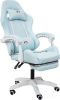Игровое (геймерское) кресло Calviano 1584 (ткань, голубой)