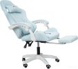 Игровое (геймерское) кресло Calviano 1584 (ткань, голубой)