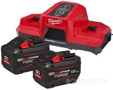 Аккумулятор с зарядным устройством Milwaukee M18 FORGENRG-122DBSC 4933498614 (18В + 18В/12 Ач)