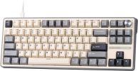 Клавиатура Royal Kludge R87 Pro RGB Half Grey (RK Cream)