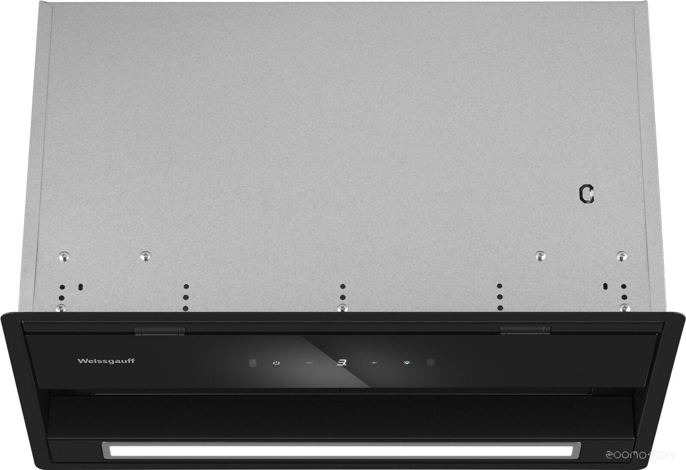 Кухонная вытяжка Weissgauff BOX 900 Remove Touch Black Glass, фото 4