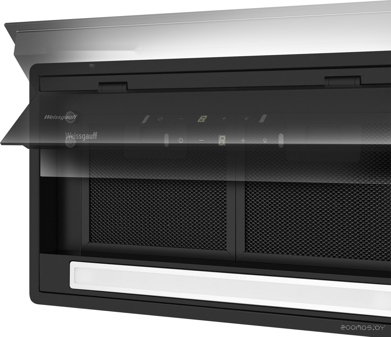 Кухонная вытяжка Weissgauff BOX 900 Remove Touch Black Glass, фото 8