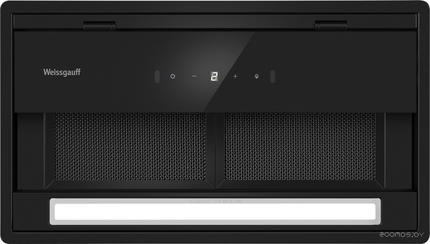 Кухонная вытяжка Weissgauff BOX 900 Remove Touch Black Glass, фото 9