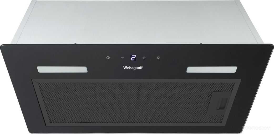 Кухонная вытяжка Weissgauff BOX 850 Touch (черное стекло)