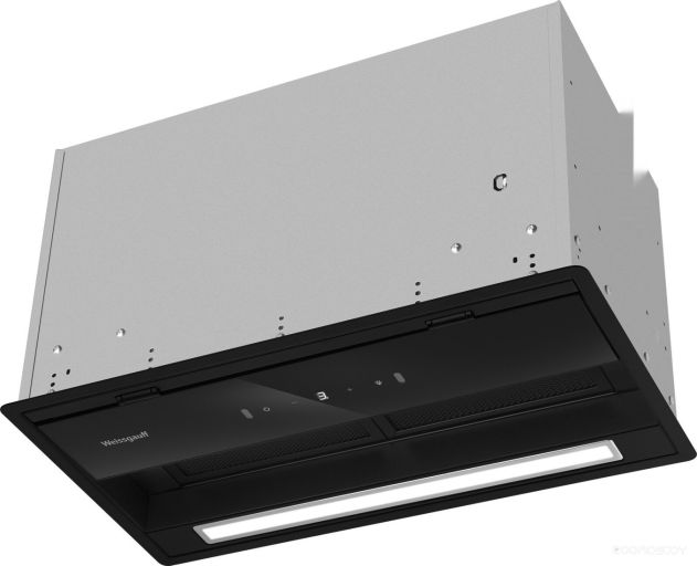 Кухонная вытяжка Weissgauff BOX 900 Remove Touch Black Glass, фото 1