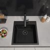 Кухонная мойка ARFEKA ECO AR 450*450 BLACK PVD NANO DECOR (настольная)