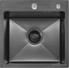 Кухонная мойка ARFEKA ECO AR 450*450 BLACK PVD NANO DECOR (настольная)