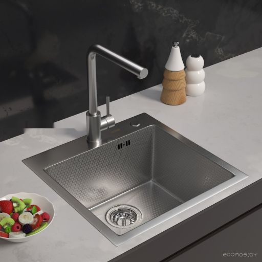 Кухонная мойка ARFEKA ECO AR 450*450 SATIN DECOR (настольная)