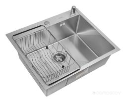 Кухонная мойка ARFEKA ECO AR мойка 600*500, коландер F, дозатор SATIN