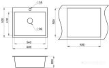 Кухонная мойка Granula 6001 шварц