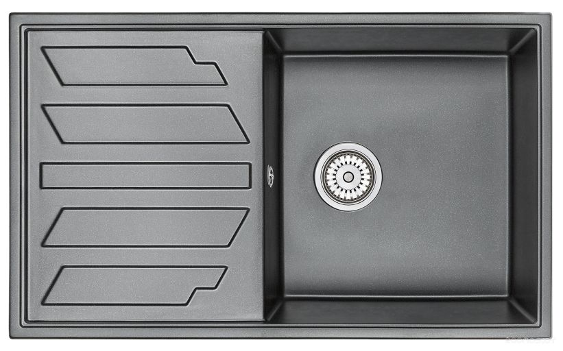 Кухонная мойка Granula 8601 шварц