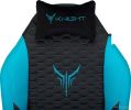 Игровое (геймерское) кресло Knight Neon (черный/голубой)