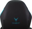 Игровое (геймерское) кресло Knight Neon (черный/голубой)