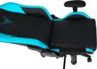 Игровое (геймерское) кресло Knight Neon (черный/голубой)