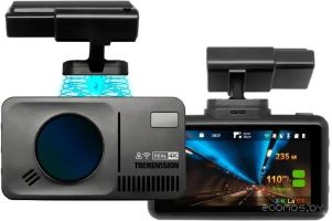 Видеорегистратор-радар детектор-GPS информатор (3в1) TrendVision DriveCam Real 4K Signature