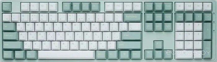 Клавиатура Ugreen KU103 (зеленый/белый)