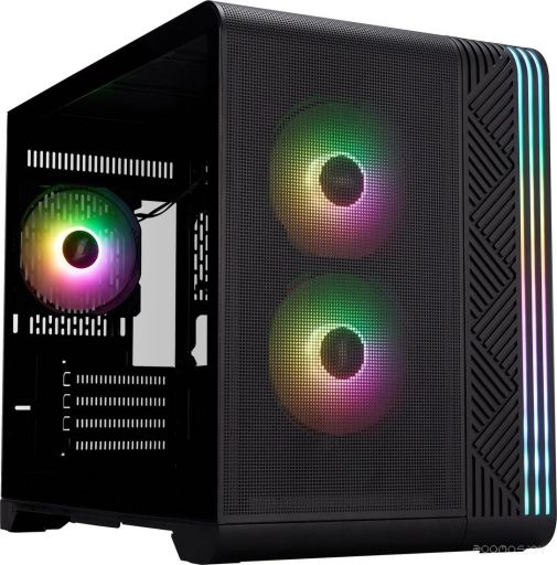 Корпус 1stPlayer VT6 (с тремя вентиляторами F7, черный)