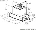 Кухонная вытяжка Maunfeld BERK 60 Built In (черный антрацит)