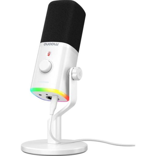 Проводной микрофон Maono PD100X (белый)