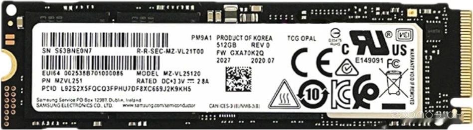 SSD Samsung PM9A1 2TB MZVL22T0HBLB-00B00