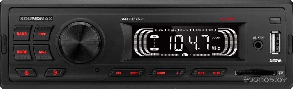 USB-магнитола SoundMAX SM-CCR3072F