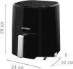 Аэрогриль (аэрофритюрница) Oursson AF3503GD/BL