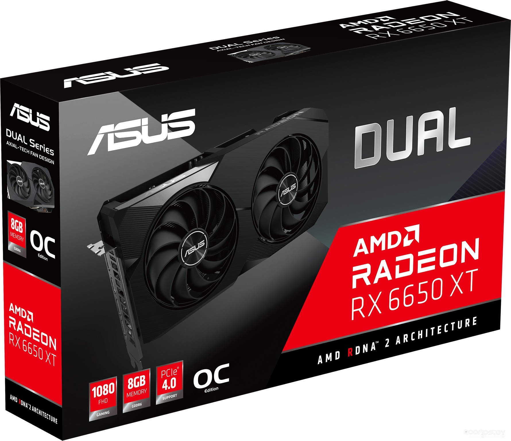 Видеокарта Asus Dual Radeon RX 6650 XT OC Edition 8GB GDDR6 DUAL-RX6650XT-O8G, фото 4