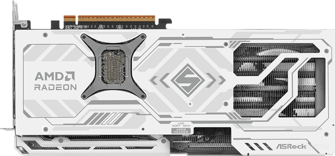 Видеокарта ASROCK AMD Radeon RX 9070 XT Steel Legend 16GB RX9070XT SL 16G, фото 5