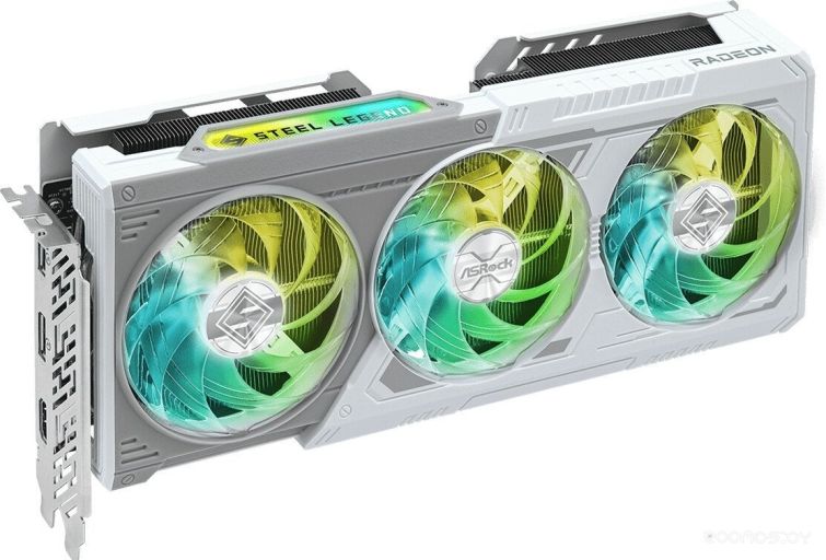 Видеокарта ASROCK Radeon RX 9060 XT Steel Legend 16GB OC RX9060XT SL 16GO
