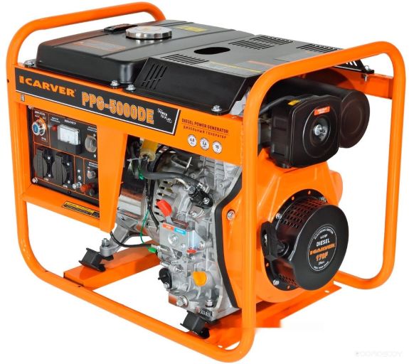 Дизельный генератор CARVER PPG-5000DE