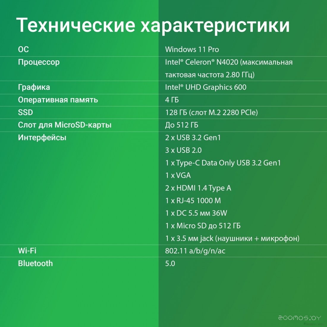 Компактный компьютер DIGMA Mini Office DPCN-4BXW01, фото 12
