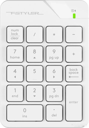 Цифровой блок A4Tech Fstyler FGK21C (белый)