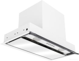 Кухонная вытяжка Elikor Sense Glass 60П-1000 229362 (белый/белое стекло)