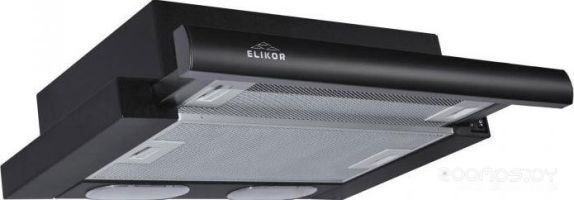Кухонная вытяжка Elikor Интегра 50П-400-В2Л (черный) (840538)
