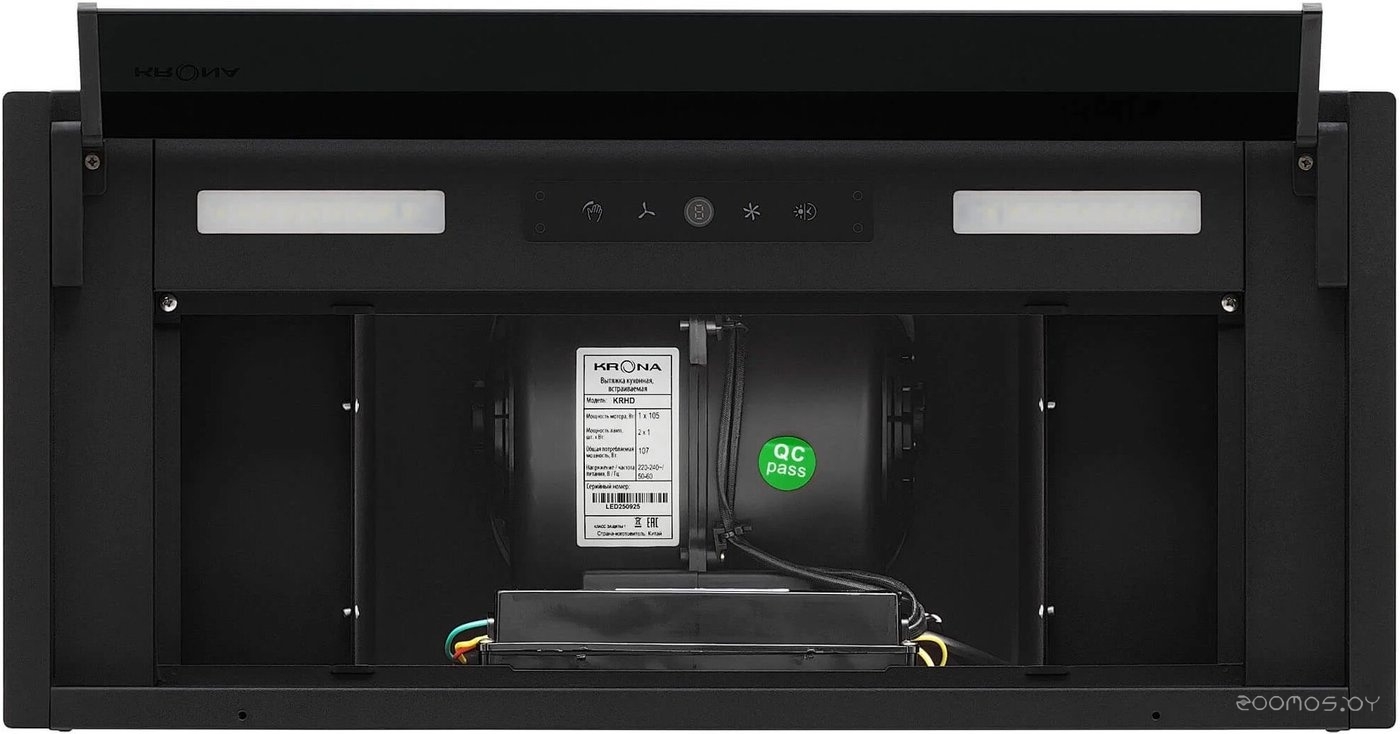 Кухонная вытяжка Krona Isida 600 black SGC КА-00009813 (черный), фото 7