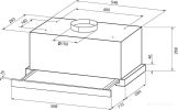 Кухонная вытяжка Krona Kamilla F MAX 600 black SGC AO КА-00009800 (черный)