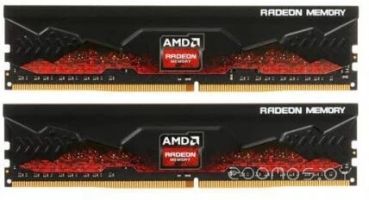 Оперативная память AMD Radeon R9 Gamer Series 2x8GB DDR4 PC4-25600 R9S416G3206U2K