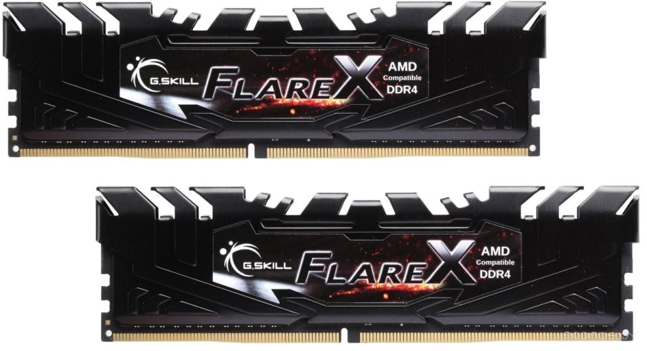 Оперативная память G.SKILL Flare X 2x16GB DDR4 PC4-25600 F4-3200C16D-32GFX, фото 1