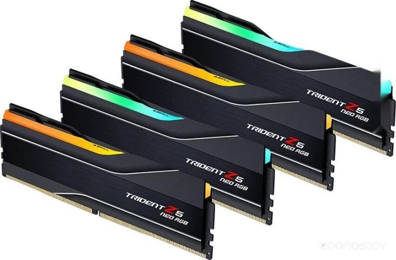 Оперативная память G.SKILL Trident Z5 Neo RGB 4x64ГБ DDR5 6000 МГц F5-6000J3644D64GX4-TZ5NR