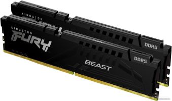 Оперативная память Kingston FURY Beast 2x16ГБ DDR5 6400 МГц KF564C32BBEK2-32