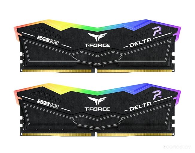 Оперативная память Team T-Force Delta RGB 2x32ГБ DDR5 6000 МГц FF3D564G6000HC38JDC01