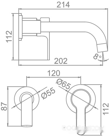 Смеситель Ledeme L1003-1, фото 2
