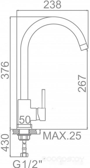 Смеситель Ledeme L4299U, фото 2