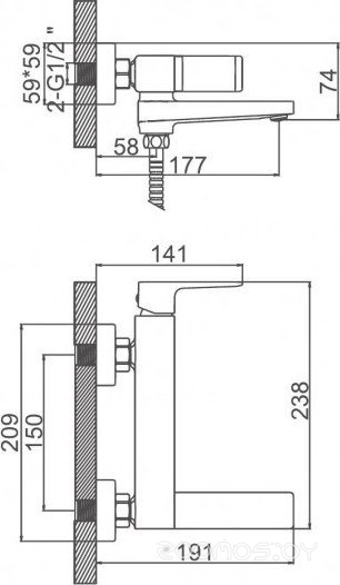 Смеситель Ledeme L3173, фото 7
