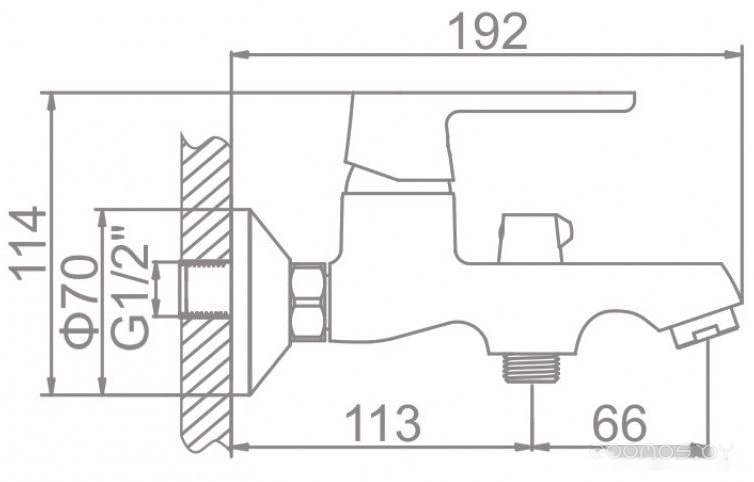 Смеситель Ledeme L3277W, фото 2
