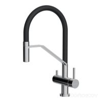 Смеситель Omoikiri Akeno-BN (нержавеющая сталь/черный)